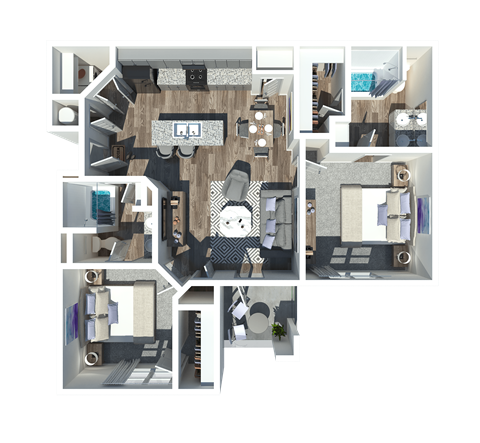 Palms at Sunset Lakes Floorplan